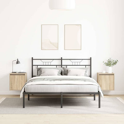 Sonoma-tammi seinäkiinnitettävät yöpöydät Lorelai 38x34x40cm (2 kpl)