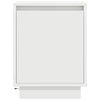 Yöpöytäkaapit LED-valoilla 2 kpl Valkoinen 38x34x50 cm