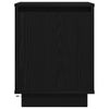 Yöpöytäkaapit LED-valoilla 2 kpl Musta 38x34x50 cm