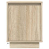 Yöpöytäkaapit LED-valoilla 2 kpl Sonoma Oak 38x34x50 cm