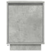 Yöpöytäkaapit LED-valoilla 2 kpl Betoninharmaa 38x34x50 cm