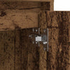 Yöpöytäkaappi Melenia 38x34x50cm (led-valoilla vanha puu)