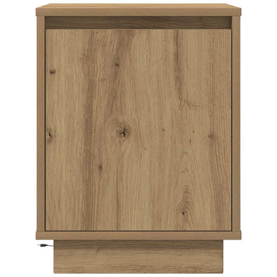 Artisan oak yöpöytäkaapit Melenia 38x34x50cm (led-valoilla 2 kpl)