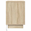 Yöpöytäkaapit LED-valoilla 2 kpl Sonoma Oak 38x34x50 cm