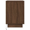 Yöpöytäkaapit LED-valoilla 2 kpl Ruskea Tammi 38x34x50 cm