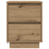 Yöpöytäkaapit LED-valoilla 2 kpl Artisan Oak 38x34x50 cm