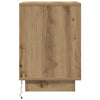 Yöpöytäkaapit LED-valoilla 2 kpl Artisan Oak 38x34x50 cm