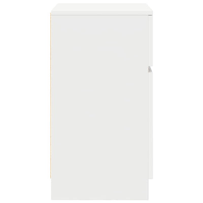 Valkoinen yöpöytä Hriton 39x35x65cm (puinen)