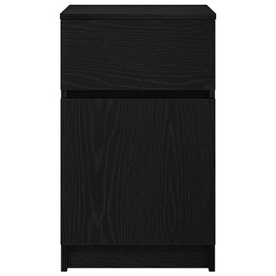 Musta yöpöytä Hriton 39x35x65cm (puinen)