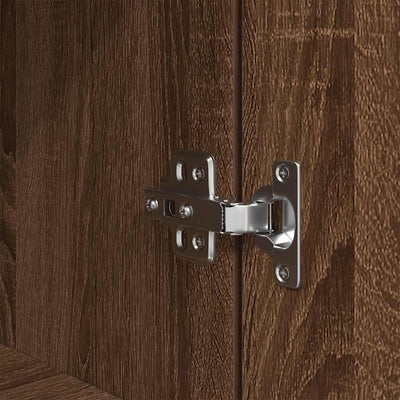 Ruskea tammi yöpöydät Hriton 39x35x65cm (2 kpl puinen)