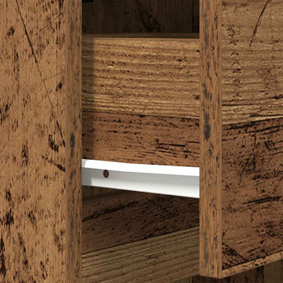 Vanha puu yöpöytä Hriton 39x35x65cm (puinen)