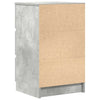 Yöpöytäkaapit, 3 laatikkoa 2 kpl betoninharmaa 39x35x65 cm