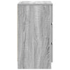 yöpöytäkaapit 3 laatikolla 2 kpl harmaa Sonoma 39x35x65 cm