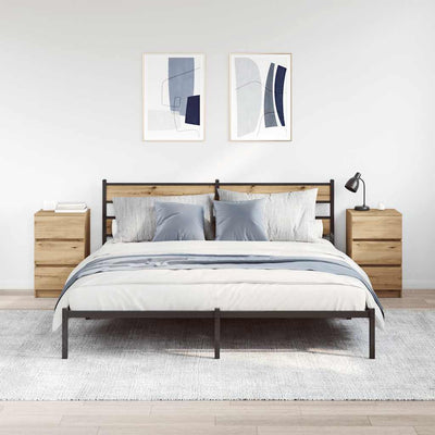 Artisaanitammi yöpöytäkaapit Ginardo 39x35x65cm (3 laatikolla 2 kpl)