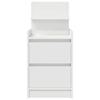 Valkoinen yöpöytäkaapit Remu 38x34x80cm (2 laatikkoa 2 kpl)