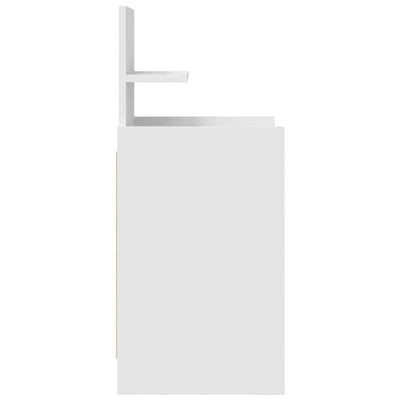 Valkoinen yöpöytäkaapit Remu 38x34x80cm (2 laatikkoa 2 kpl)