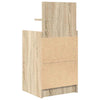 yöpöytäkaapit 2 laatikkoa 2 kpl sonoma-tammi 38x34x80 cm