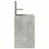 yöpöytäkaapit 2 laatikkoa 2 kpl betoninharmaa 38x34x80 cm
