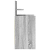 yöpöytäkaapit 2 laatikkoa 2 kpl harmaa sonoma 38x34x80 cm