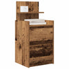 yöpöytäkaapit 2 laatikkoa 2 kpl vanha puu 38x34x80 cm