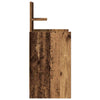 yöpöytäkaapit 2 laatikkoa 2 kpl vanha puu 38x34x80 cm