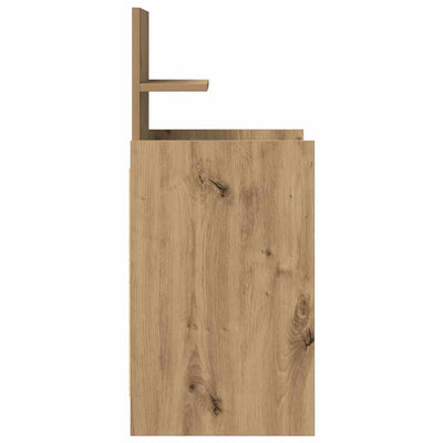 yöpöytäkaapit 2 laatikkoa 2 kpl artisaanitammi 38x34x80 cm