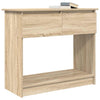 konsolipöytä laatikoilla Sonoma-tammi 85,5x38,5x74,5 cm