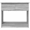 konsolipöytä laatikoilla harmaa Sonoma 85,5x38,5x74,5 cm