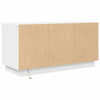 TV-kaappi LED-valoilla Valkoinen 100x41x50 cm