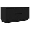 TV-kaappi LED-valoilla musta tammi 100x41x50 cm