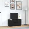 TV-kaappi LED-valoilla musta tammi 100x41x50 cm