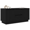 TV-kaappi LED-valoilla musta tammi 100x41x50 cm