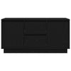 TV-kaappi LED-valoilla musta tammi 100x41x50 cm