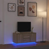 Sonoma tammi tv-taso led-valoilla Kiersten 100x41x50cm