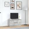 TV-taso LED-valoilla betoninharmaa 100x41x50 cm