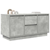 TV-taso LED-valoilla betoninharmaa 100x41x50 cm