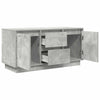 TV-taso LED-valoilla betoninharmaa 100x41x50 cm