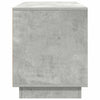 TV-taso LED-valoilla betoninharmaa 100x41x50 cm