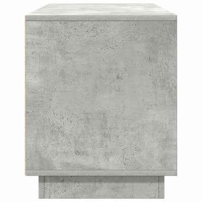 TV-taso LED-valoilla betoninharmaa 100x41x50 cm