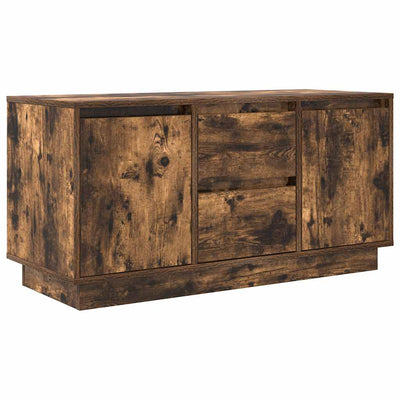 TV-taso LED-valoilla savutammi 100x41x50 cm