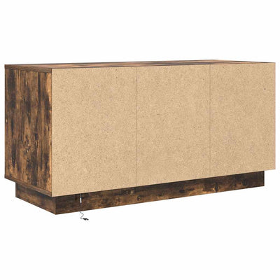 TV-taso LED-valoilla savutammi 100x41x50 cm