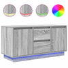 TV-taso LED-valoilla harmaa Sonoma 100x41x50 cm