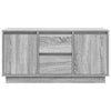 TV-taso LED-valoilla harmaa Sonoma 100x41x50 cm