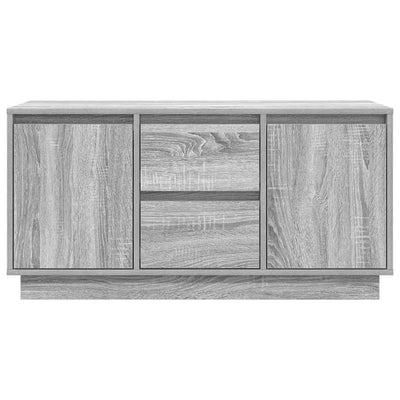 TV-taso LED-valoilla harmaa Sonoma 100x41x50 cm