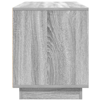 TV-taso LED-valoilla harmaa Sonoma 100x41x50 cm