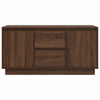 TV-taso LED-valoilla ruskea tammi 100x41x50 cm
