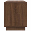 TV-taso LED-valoilla ruskea tammi 100x41x50 cm