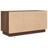 TV-taso LED-valoilla ruskea tammi 100x41x50 cm