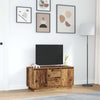 TV-kaappi LED-valoilla Vanha puu 100x41x50 cm
