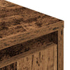 TV-kaappi LED-valoilla Vanha puu 100x41x50 cm